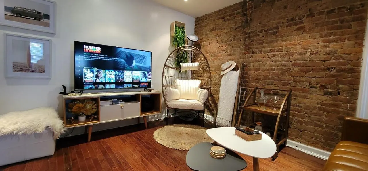 뉴욕 Luxe Brooklyn Getaway 아파트 0*,